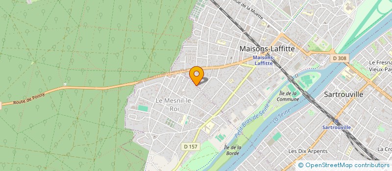 localisation de l'entreprise NT CONSEIL-FINANCES  MAISONS-LAFFITTE