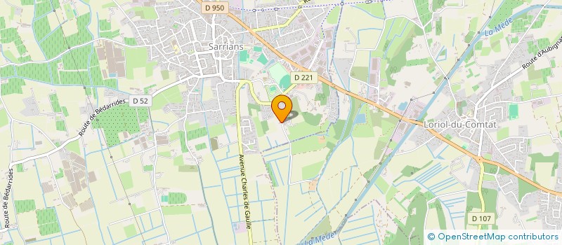 localisation de l'entreprise NT ELEC  SARRIANS