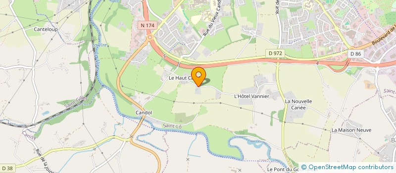 localisation de l'entreprise NT FINANCE  SAINT-LO