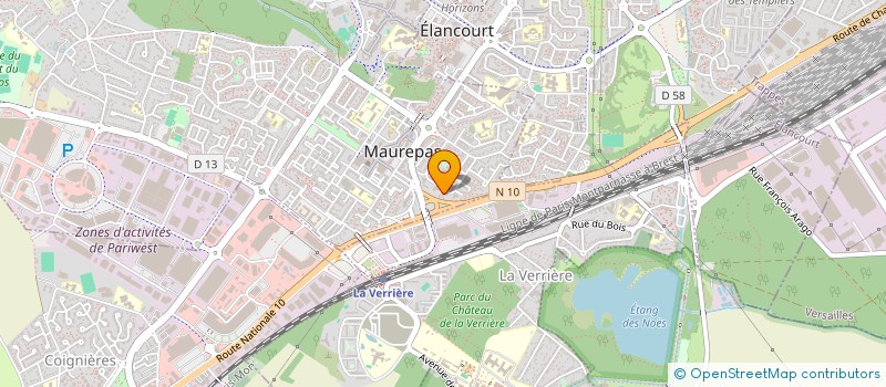 localisation de l'entreprise NT INFRA  MAUREPAS