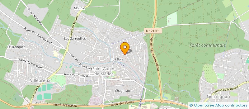 localisation de l'entreprise NT INVEST  SAINT-AUBIN-DE-MEDOC