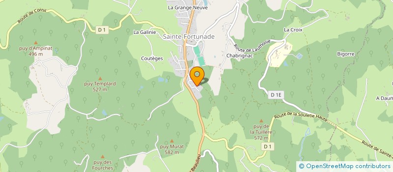 localisation de l'entreprise NT INVESTISSEMENT  SAINTE-FORTUNADE