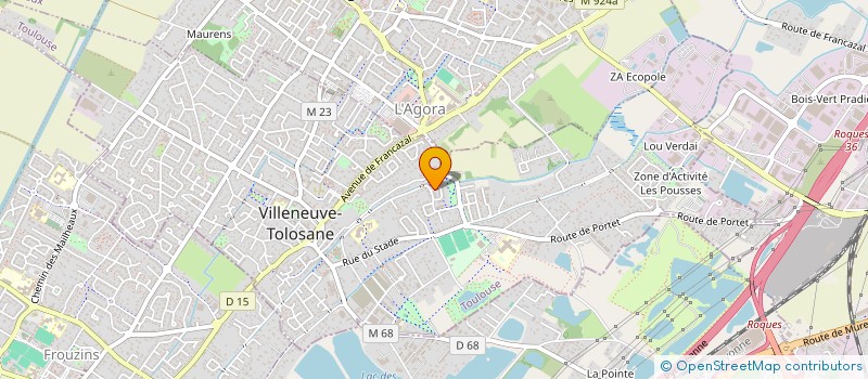 localisation de l'entreprise NT&O à VILLENEUVE-TOLOSANE