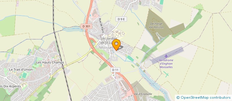 localisation de l'entreprise NT PAYSAGISTE  MOISSELLES