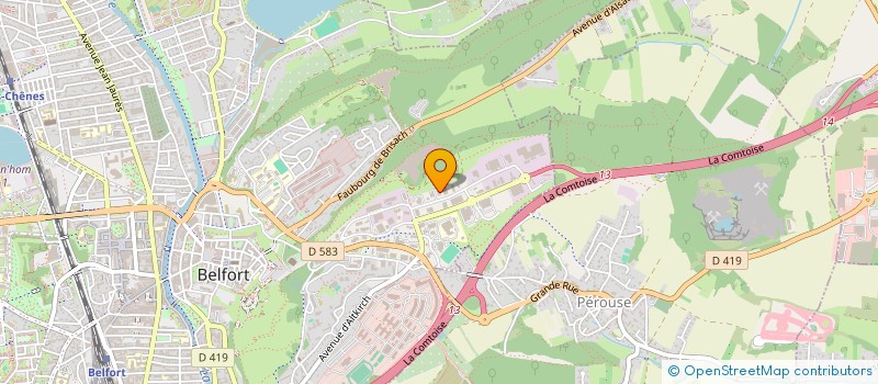 localisation de l'entreprise NT RENOV à BELFORT