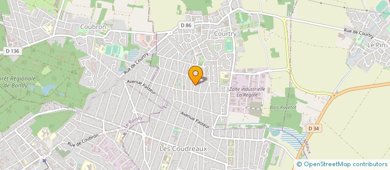 localisation de l'entreprise NT RENOV à COURTRY