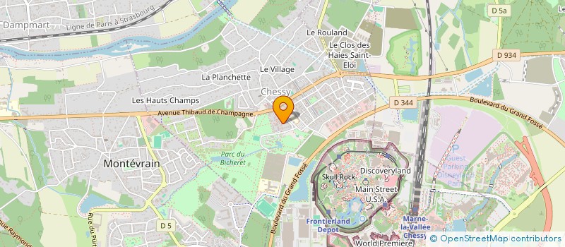 localisation de l'entreprise NT RENOVATION à CHESSY
