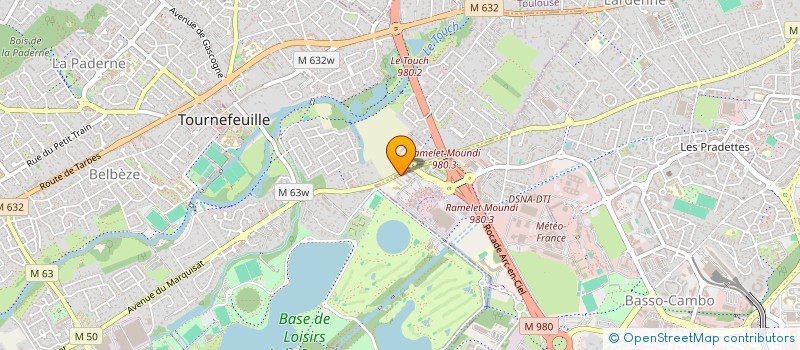 localisation de l'entreprise NT TRANSPORTS à TOULOUSE