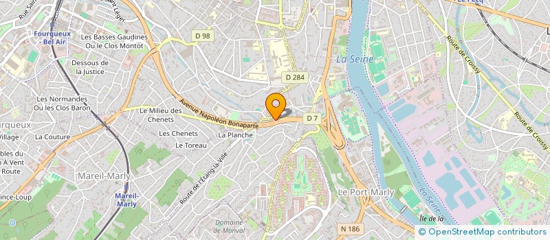 localisation de l'entreprise NT1 FOOD CITY  LE PECQ