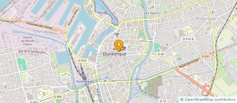 localisation de l'entreprise NTAA NOUVELLES TECHNOLOGIES APPLIQUEE A L'ASSURANCE à DUNKERQUE