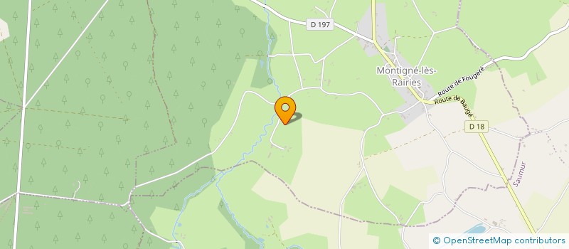 localisation de l'entreprise NTB à MONTIGNE-LES-RAIRIES