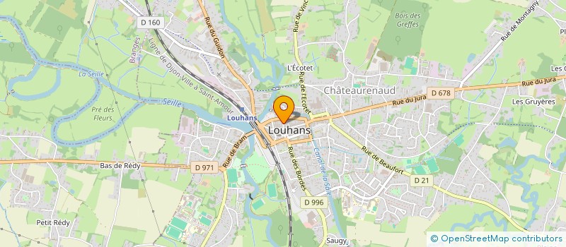 localisation de l'entreprise NTB à LOUHANS