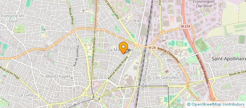 localisation de l'entreprise NTB à DIJON