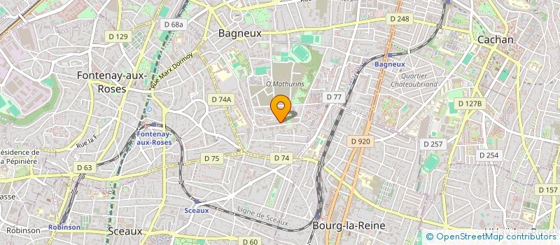 localisation de l'entreprise NTB BAT à BAGNEUX
