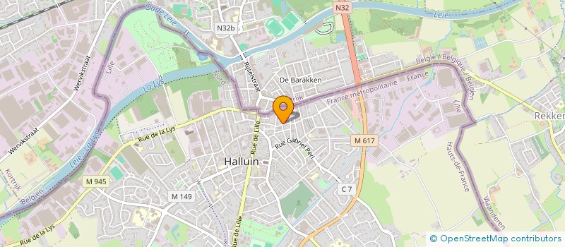 localisation de l'entreprise NTC 3000 FRANCE  HALLUIN