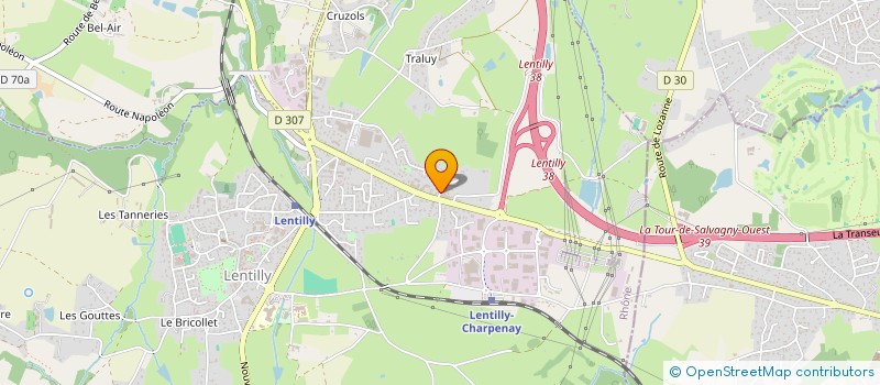 localisation de l'entreprise NTC TRADING  LENTILLY