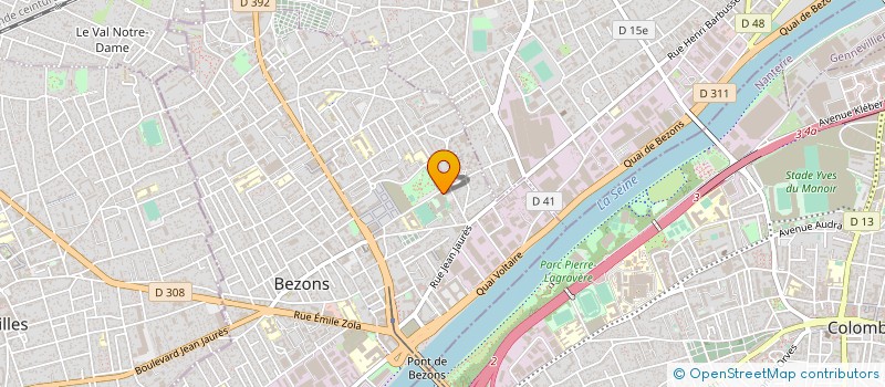 localisation de l'entreprise NTCELEC à BEZONS