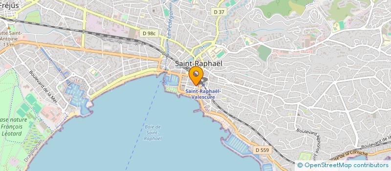 localisation de l'entreprise NTE à SAINT-RAPHAEL