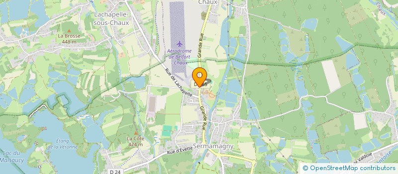 localisation de l'entreprise NTE PIN9 à SERMAMAGNY