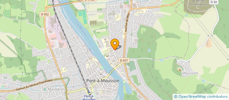 localisation de l'entreprise NTECH à PONT-A-MOUSSON