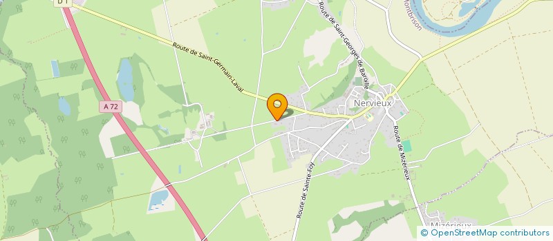 localisation de l'entreprise NTECH  NERVIEUX