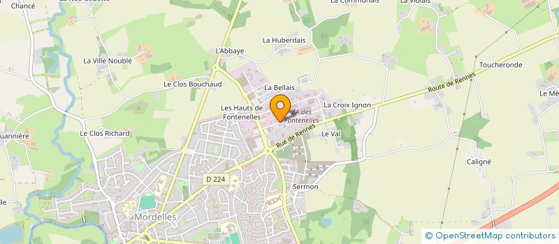 localisation de l'entreprise NTEG GROUPE  MORDELLES