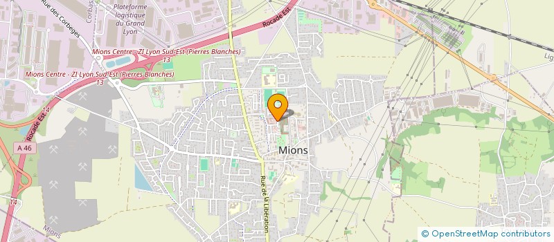 localisation de l'entreprise NTG  MIONS