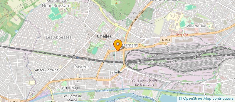 localisation de l'entreprise NTG CONSULTING  CHELLES