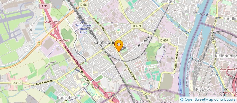 localisation de l'entreprise NTG CUSTOMS FRANCE à SAINT-LOUIS