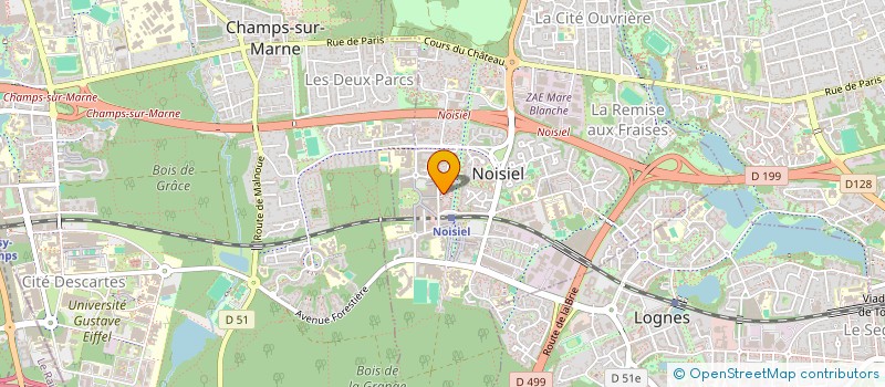 localisation de l'entreprise NTH INTERNATIONAL à NOISIEL