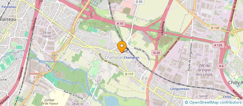 localisation de l'entreprise NTI  CHAMPLAN