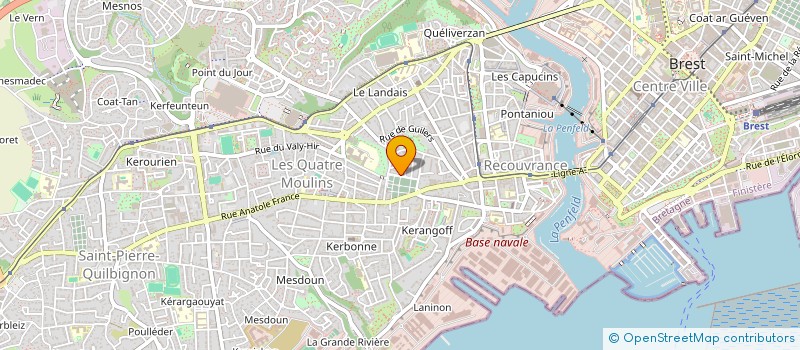 localisation de l'entreprise NTI  BREST