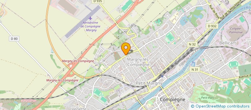 localisation de l'entreprise NTI IMMO  MARGNY-LES-COMPIEGNE