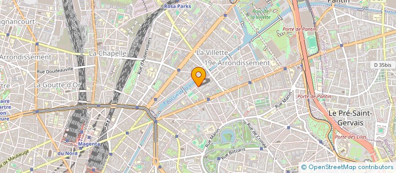 localisation de l'entreprise ?NTI PARFUM  PARIS