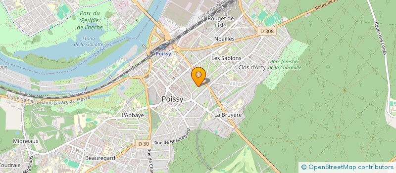 localisation de l'entreprise NTI SOLUTIONS IDF  POISSY