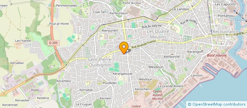 localisation de l'entreprise NTIC ASSO CONSEILS à BREST
