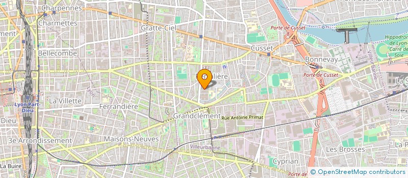 localisation de l'entreprise NTIC CONSULTING  VILLEURBANNE