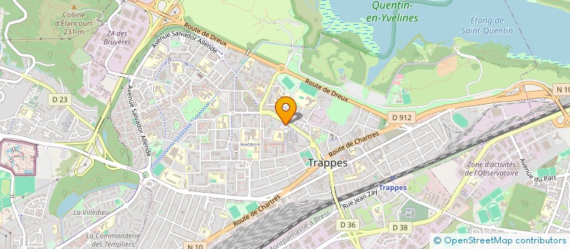 localisation de l'entreprise NTIC INFORMATIQUE à TRAPPES