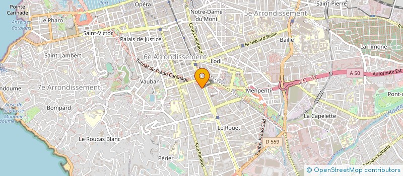 localisation de l'entreprise NTIC SUD TECHNOLOGY à MARSEILLE