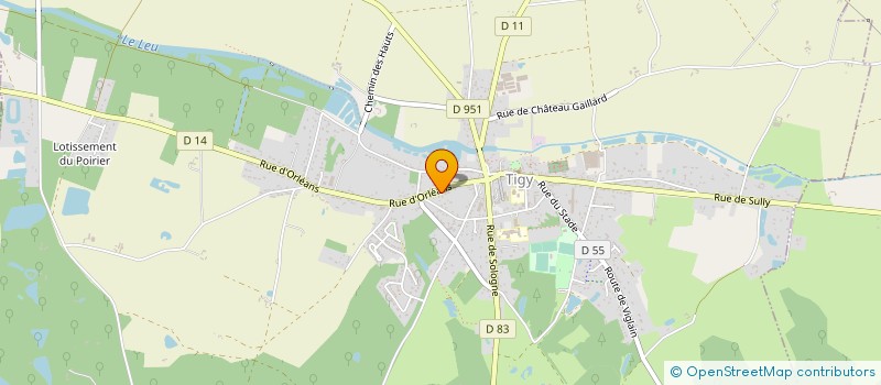 localisation de l'entreprise NTICK à TIGY