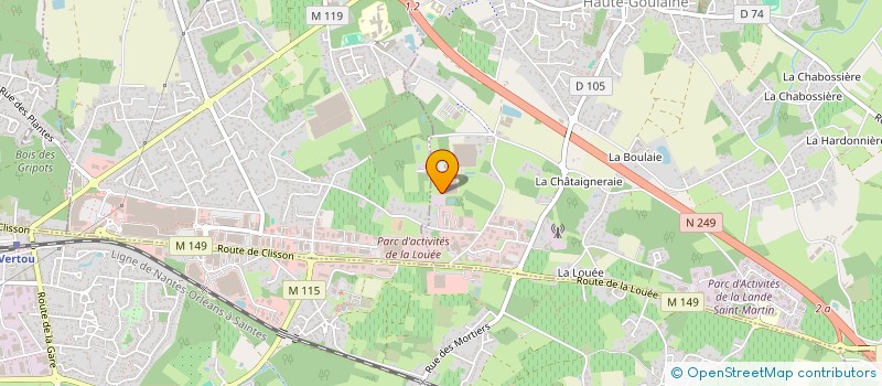 localisation de l'entreprise NTIMV à BASSE-GOULAINE