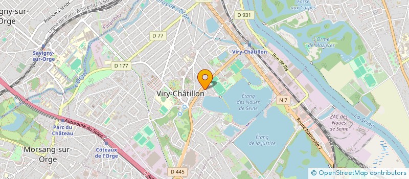 localisation de l'entreprise NTJO BAT à VIRY-CHATILLON