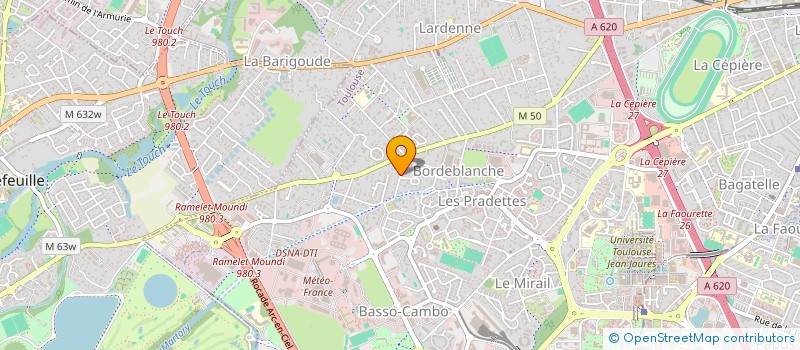 localisation de l'entreprise NTK DG à TOULOUSE