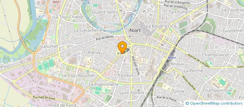 localisation de l'entreprise NTK TRANSPORT  NIORT