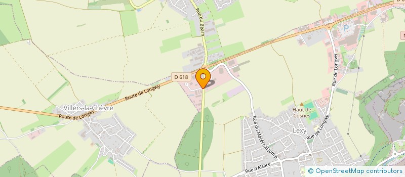 localisation de l'entreprise NTKART à LEXY