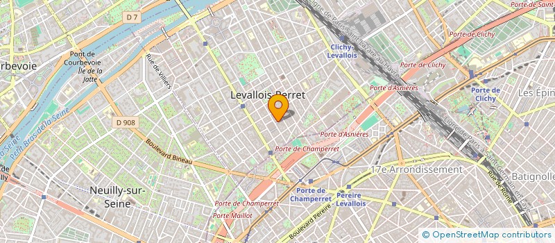 localisation de l'entreprise NTO CONSEIL à LEVALLOIS-PERRET