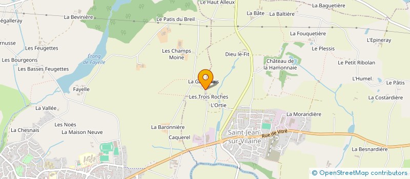 localisation de l'entreprise NTPC PLOMBERIE-CHAUFFAGE  CHATEAUBOURG