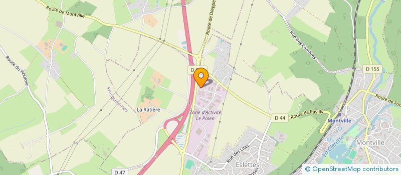 localisation de l'entreprise NTR  ESLETTES