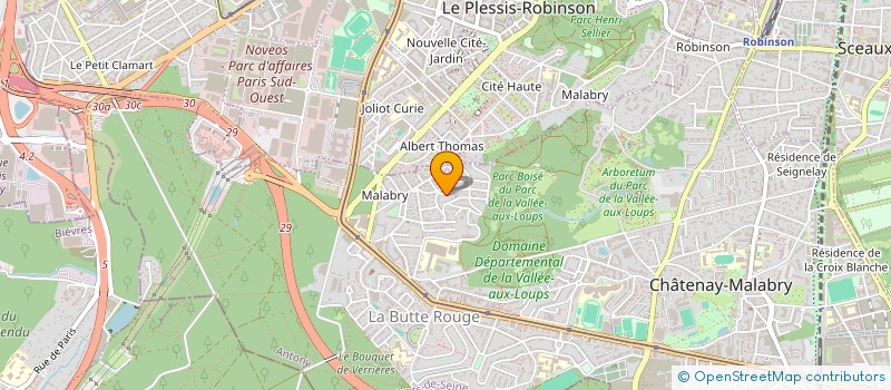localisation de l'entreprise NTR  CHATENAY-MALABRY
