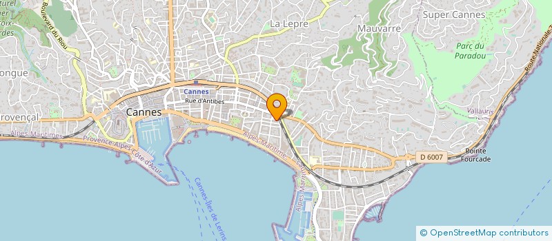 localisation de l'entreprise NTR COTE D'AZUR à CANNES